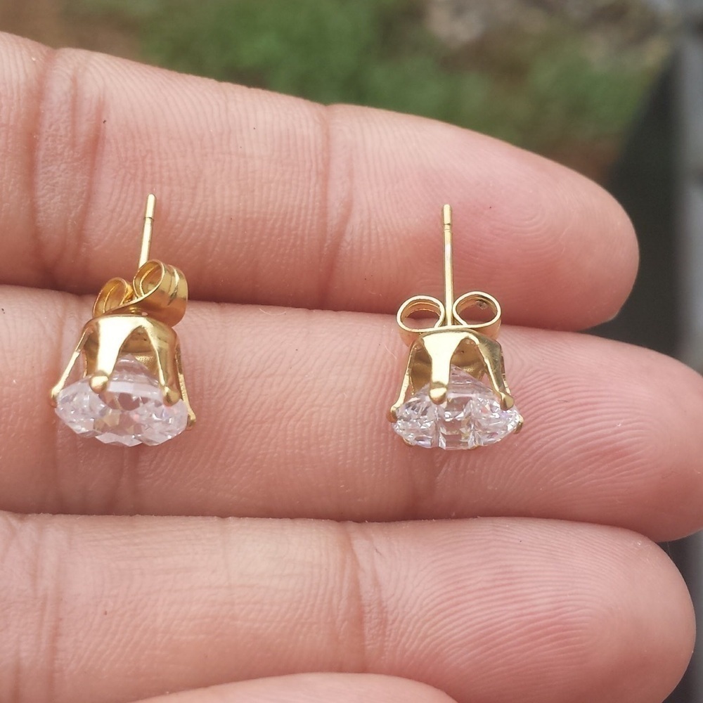 Gold filled earrings - Picture 3 of 3